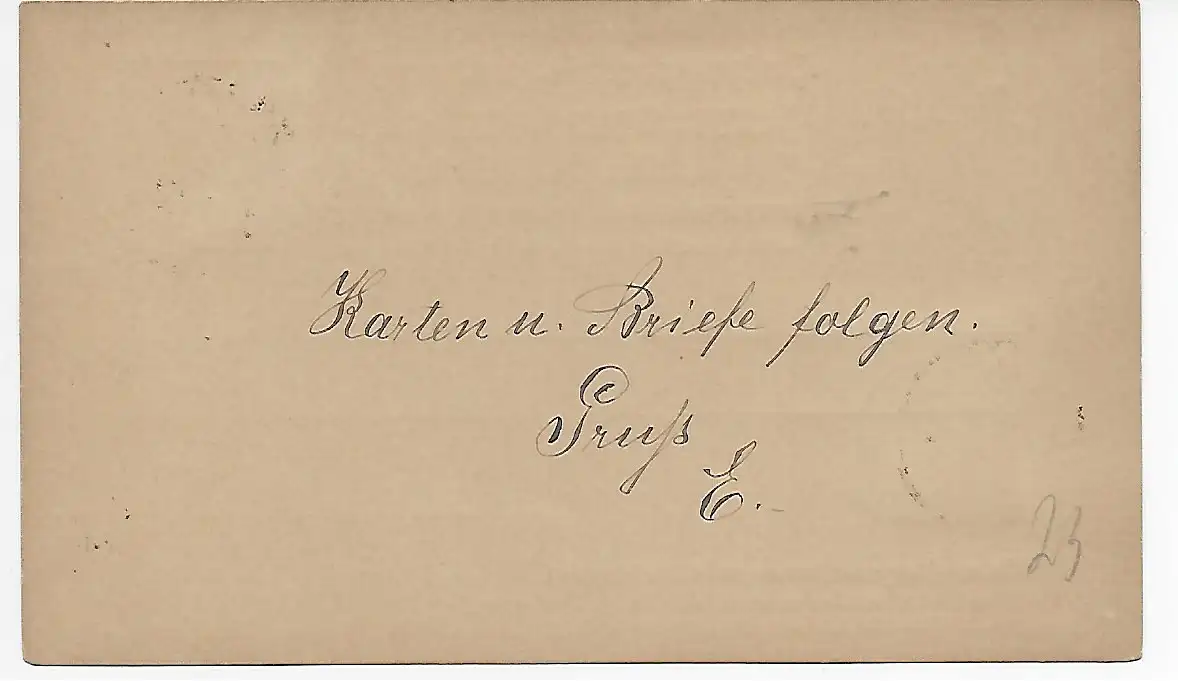 Postkarte Montenegro nach Italien, San Marino, 1895