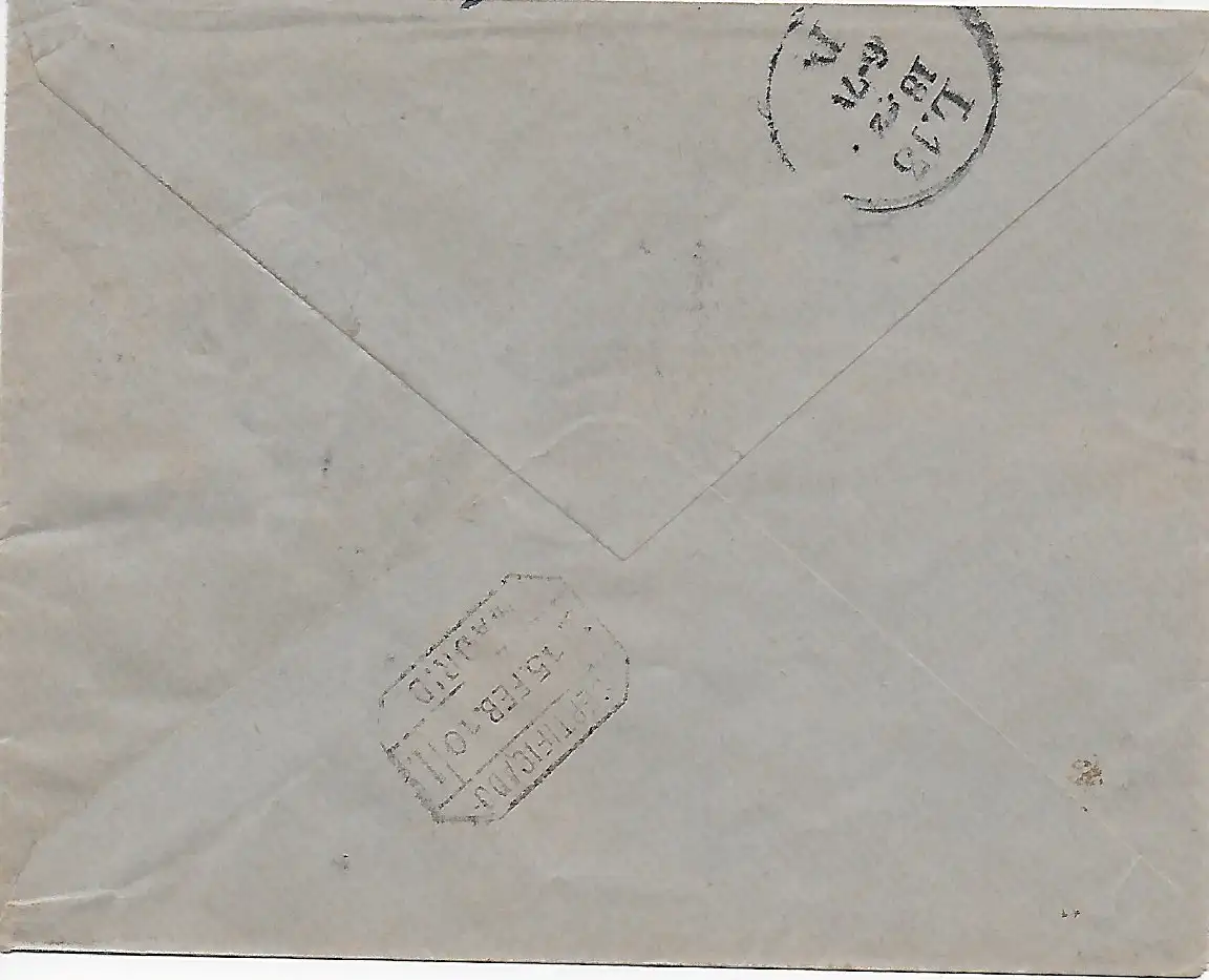 Cadix 1910, recommandé pour Leipzig. - Assieds-toi.