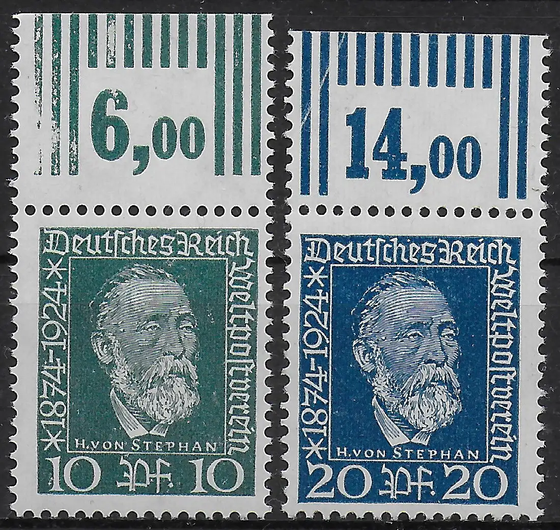 DR: MiNr. 368-369, WOR, Walzendruck, postfrisch, **