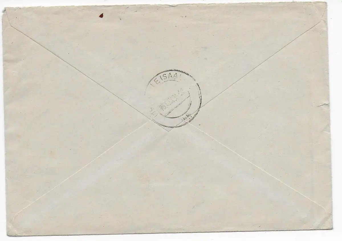 Block 1, Einschreiben Mehlen, 13.12.49 nach Halle