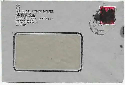 Düsseldorf-Benrath 1945, sächsiche Schwärzung