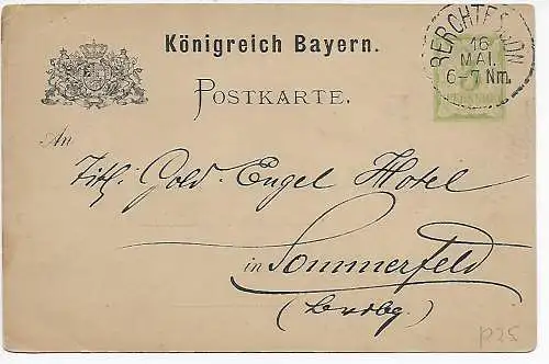 Complètement imprimé de Berchtesgaden après Sommerfeld, beurre d'alpage 1883