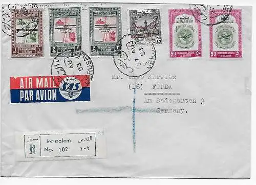 Airpost recommandé Jérusalem après Fulda 1953