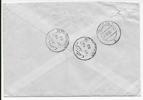 Airpost recommandé Jérusalem après Fulda 1953