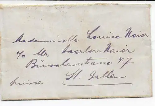 Franz. Indochina Saigon über Yokohama nach St. Gallen, 1904