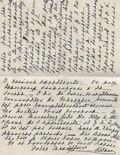 Lettre sans frais de la cour avec le contenu 1908?