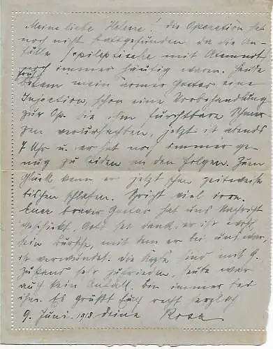 Lettre de Budapest à Korntal, censure Stuttgart en 1918