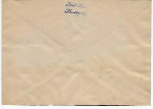 Lokalpost: Einschreiben Straussberg 1946 nach Halle - Henning Brief