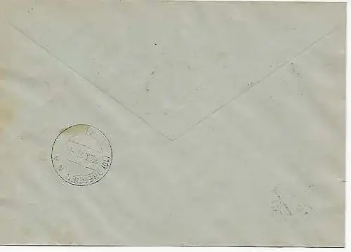Lettre d'inscription de Dresde-Loschwitz 1945, Kempe