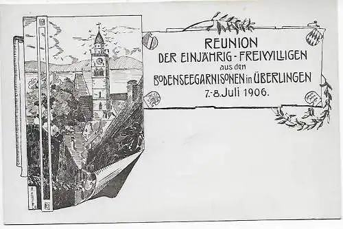 Réunion des volontaires des garnisons du lac de Constance à Uberlingen, 1906