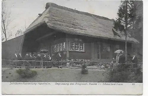 Ansichtskarte Jubiläumsausstellung Mannheim, 1907 Kunst und Gartenbau