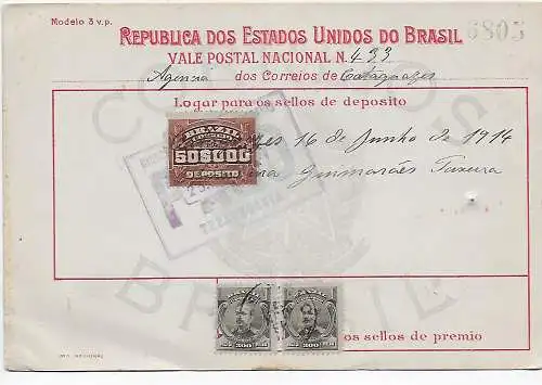 Brésil: instruction financière 1914 Thesouraria