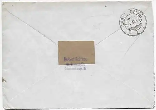 Berlin-Nukölln comme accusé recommandé de réduction à Langensalla, 1948