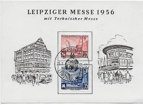 Leipziger Messe, Technische Messen 1956