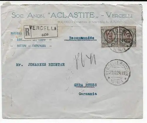 Inscrivez Vercella 1924 après Gera 1922.