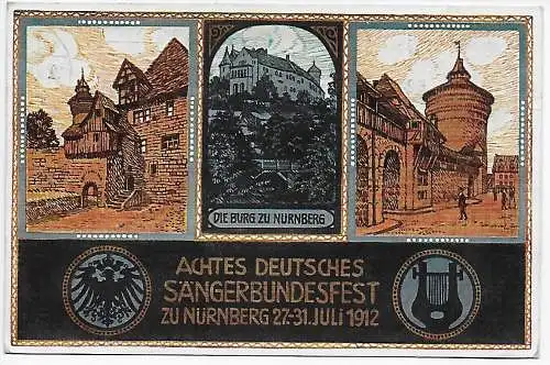 Nürnberg: Sängerbundesfest 1912 nach Selb