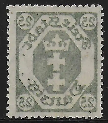 Danzig: MiNr. 77, postfrisch, ** Abklatsch