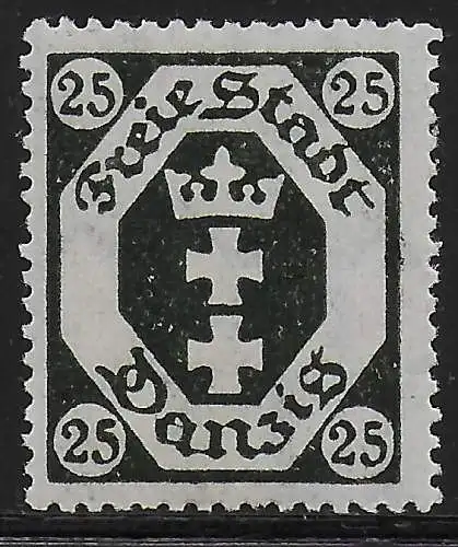 Danzig: MiNr. 77, postfrisch, ** Abklatsch