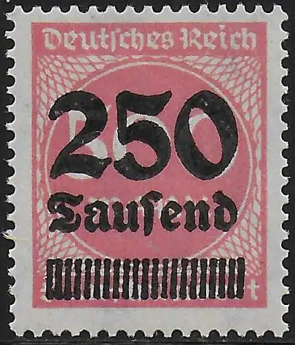 DR: MiNr. 295 z, postfrisch, ** BPP geprüft