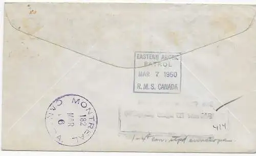 Norfolk, Mass 1950 nach Canada, Eastern Artic Patrol: Return to sender