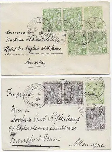 2x Briefe Monte Carlo 1908