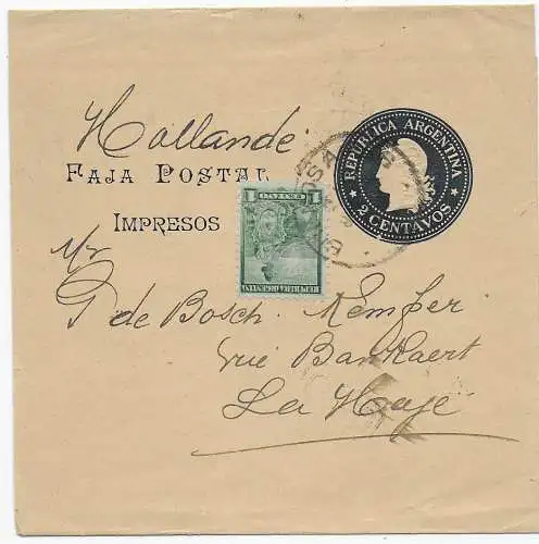 Streifband Drucksache 1910 nach La Haage