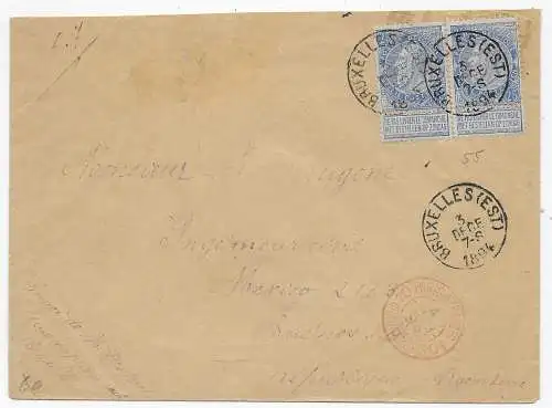Bruxelles 1894 nach Buenos Aires/Mexico via Paris