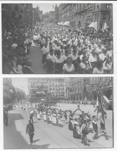 2x Fotokarte Deutsches Turnfest 1923 in München