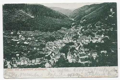 Ansichtskarte Liebenzell, Bahnpost 1902