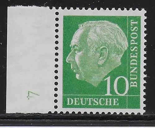 Bund: MiNr. 183y, Druckerzeichen 4, postfrisch, **
