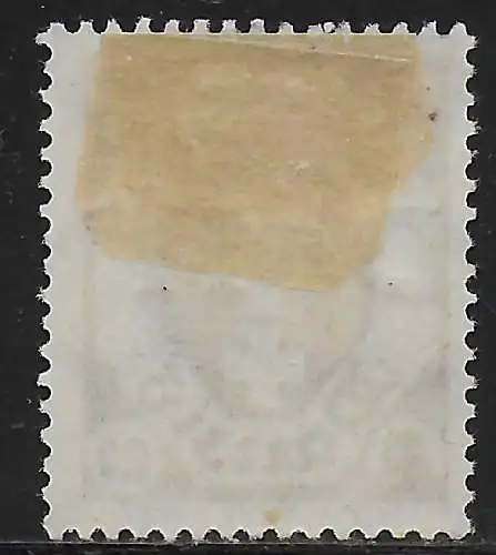 Danzig: Wertziffer verschwommen, farbübersätigter Druck, Falz