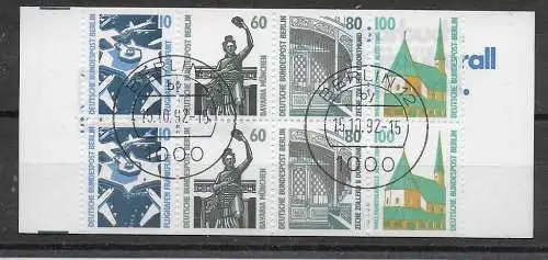 Bund: MiNr. MH 15, gestempelt