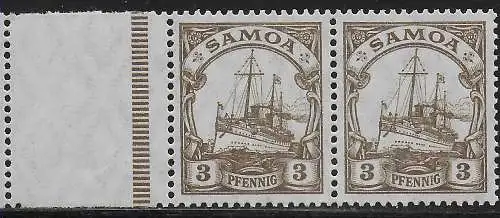 Samoa: MiNr. 20 LF, postfrisch, **