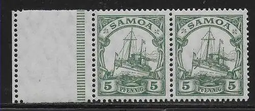 Samoa: MiNr. 21 LF, postfrisch, **