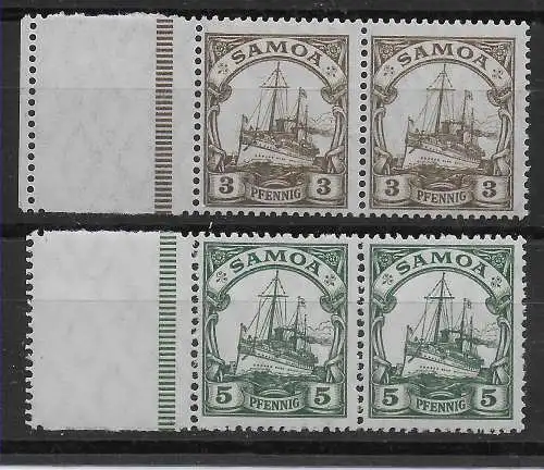 Samoa: MiNr. 20+21 LF, postfrisch, **