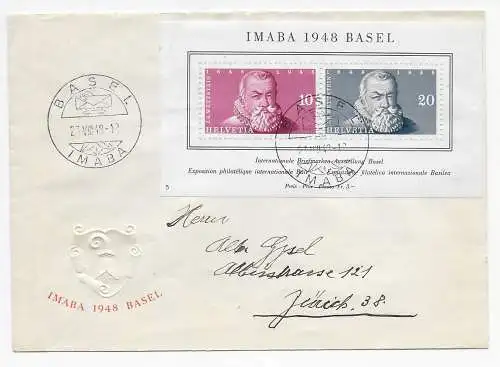 IMABA 1948 Basel, MiNr. Block 13