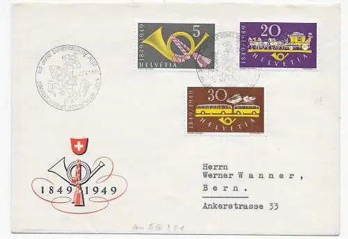 100 Jahre Eidgenössische Post 1949 Bern