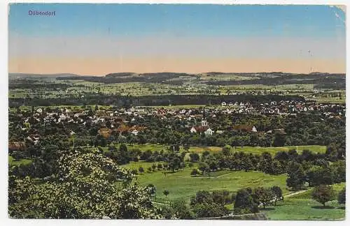 Ansichtskarte Dübendorf: Flugplatz Zürich nach Bermuda, 1927 via London