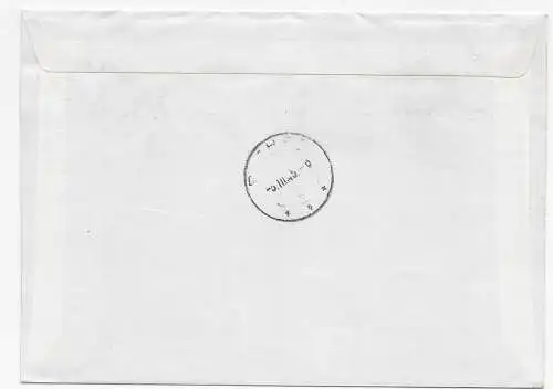 Einschreiben Schweizer Spende an Kriesggeschädigte, 1945 Neuchatel nach Riehen