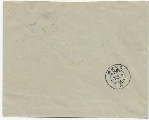 Brief von Rikon nach Murg, 1928