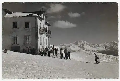 Hotel Wildstrubel, Gemmipass 1937 nach Meran, Luftpost