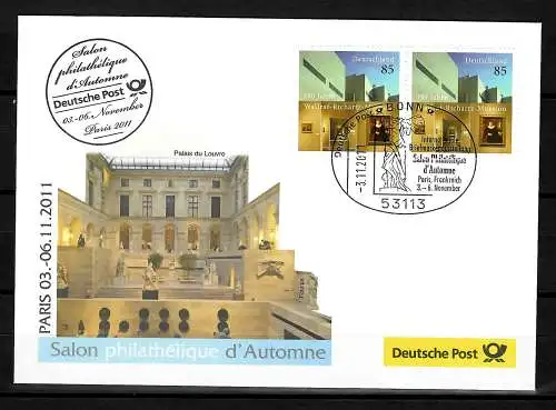 Ausstellungsbeleg zur Briefmarken-Ausstellung Salon Philatelique d'Automne Paris