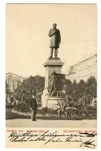 Ansichtskarte Helsingfors, Helsinki, 1905 nach Stockholm