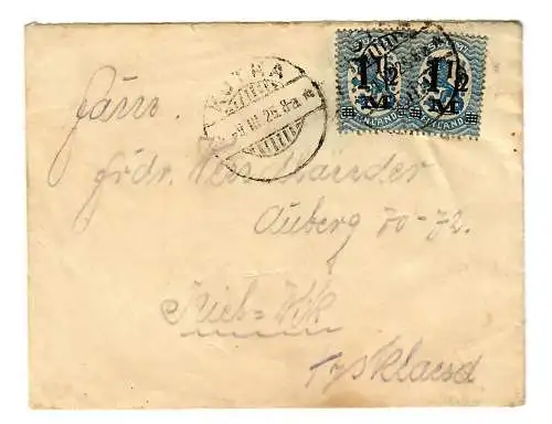 Brief aus Kutka 1925 nach Kiel
