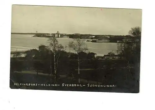 Ansichtskarte Helsingfors-Helsinki, 1924 nach Stockholm