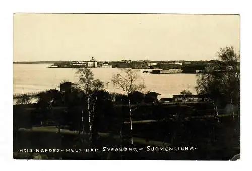 Foto-Karte Helsingfors-Helsinki, 1921