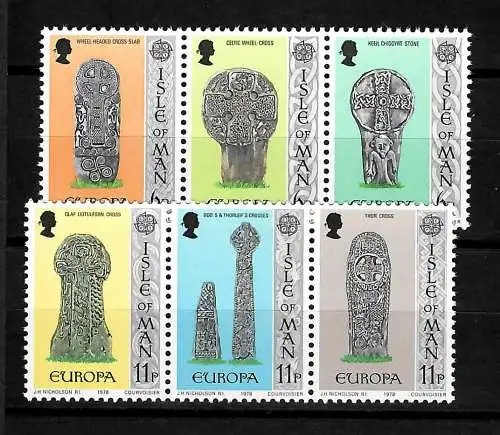 Isle of Man: Baudenkmäler, Kunst Geschichte, postfrisch