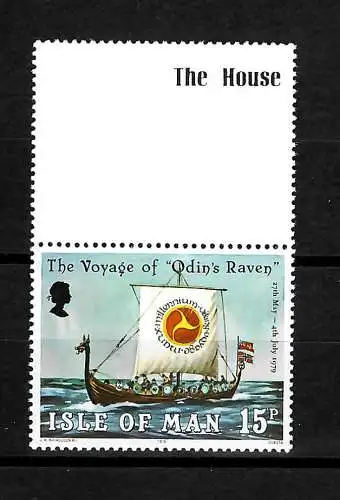 Isle of Man: Odin's Raven, Wickinger Schiff - Reise, postfrisch