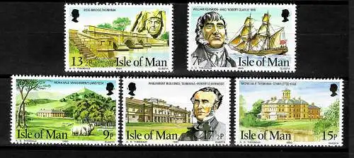 Isle of Man: Pioniere mit ihren Monumenten, postfrisch