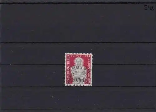 Berlin MiNr. 119,  gestempelt, Ersttag-Sonderstempel Berlin W35